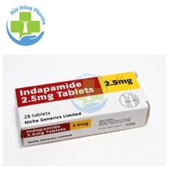 Indapamid DWP 2,5mg-Hộp 06 vỉ x 10 viên